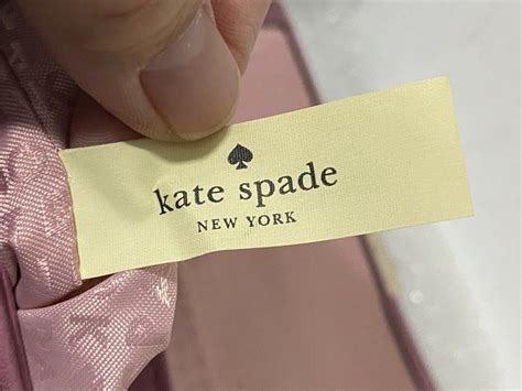 authentic kate spade label.